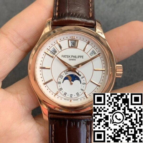 2 22 223bcae6 1741 4949 9a90 c489ce7c5fe3 Patek Philippe Complications 5205R-001 1:1 Best Edition GR Fabriek Melkachtige Witte Wijzerplaat