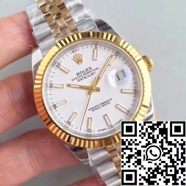 2 236 Rolex Datejust M126333-0016 EW Fabrica de ceasuri mecanice 1:1 Cea mai bună ediție elvețiană ETA3255 Cadran alb