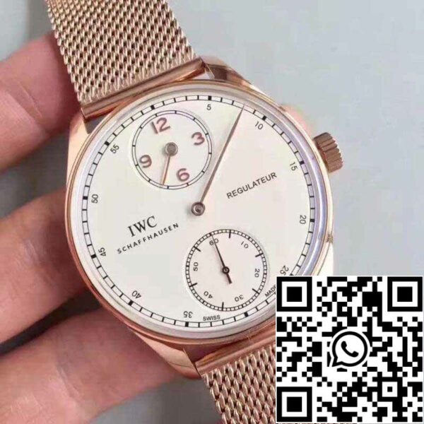 2 239 4c737b64 af99 41ea b237 63a091bedc8b IWC Portoghese IW544402 YL Factory 1:1 Best Edition Swiss ETA98245 Quadrante Bianco