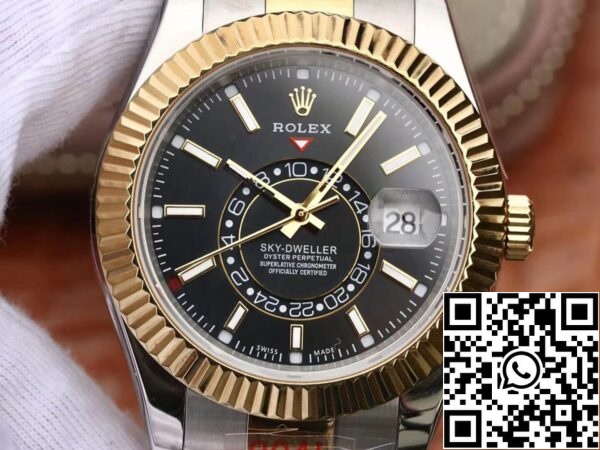 2 23 16520012 6a65 4df0 9654 b75727f770ef Rolex Sky Dweller M326933-0002 Best 1:1 Edition Noob Factory black dial