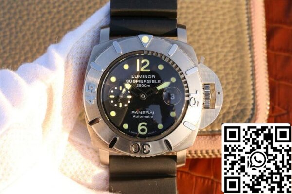 2 23 8e50b950 7b97 4db6 acc4 fa968a18d2dd Panerai Submersible PAM 00194 1:1 Best Edition VS Factory Black Dial