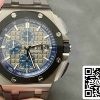 2 23 95cf7bb5 3967 4b0d 91c5 d49072ee4aca Audemars Piguet Royal Oak Offshore 26400IO.OO.A004CA.02 1:1 Beste Editie APF Fabrieks Grijze Wijzerplaat