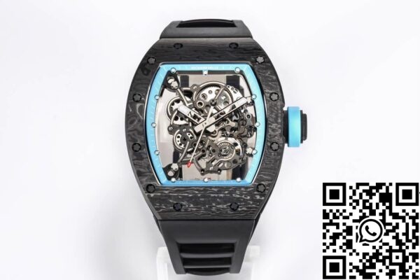 2 23 cb8ce419 F1A1 4134 9B12 5f0f80e81cf8 Richard Mille RM055 NTPT 1:1 베스트 에디션 BBR 팩토리 블랙 러버 스트랩