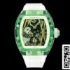 2 24 cd6b1aec ddf2 4820 8489 08323c2e8f07 Richard Mille RM26-01 Tourbillon Meilleure édition 1:1 RM Factory Boîtier vert transparent