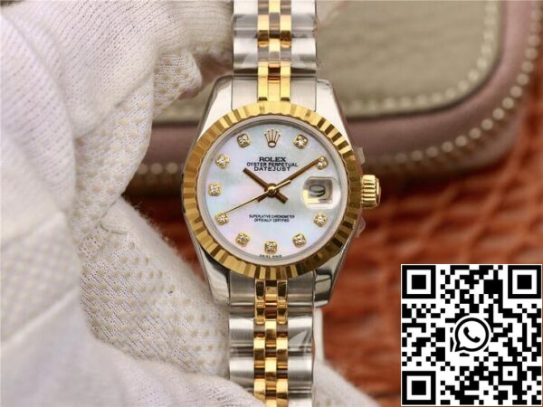 2 24 e622d1df a473 48ac b5b9 0c520d6a37b2 Rolex Datejust M279173-0013 28MM 1:1 Best Edition Ouro Amarelo