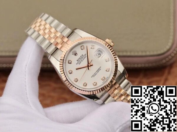 2 257 7a15b97c 97af 4ece a2f7 d802ea3e1976 Rolex Datejust 36mm Rostfritt Stål Two Tone GM Factory 1:1 Best Edition 18K Gold Wrapped Swiss ETA3135