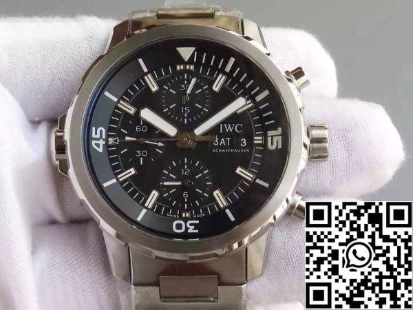 2 25 1d7efaf1 0d56 426b 8eaf 550672dac46c IWC Aquatimer IW376804 1:1 Best Edition V6 Factory Cadran noir