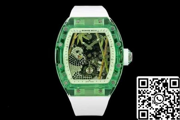 2 25 2bea4fce 676a 4038 8833 aa678234fb3a Richard Mille RM26-01 Tourbillon Meilleure édition 1:1 RM Factory Cadran squelette vert