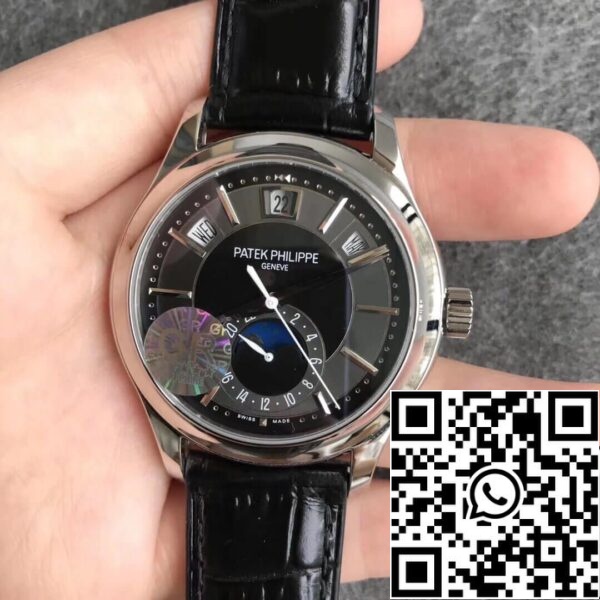 2 25 9cdfe421 64fe 471f bcb4 a4eb00af2657 Patek Philippe Complications 5205G-010 1:1 Best Edition GR Factory Sötét szürke számlap