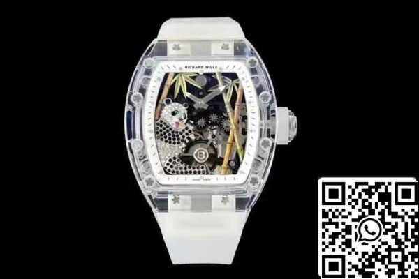 2 26 79a44737 1d6e 47cd 902f 42ffc97acce1 Replika Richard Mille RM26-01 Tourbillon 1:1 Best Edition RM Factory White Strap