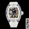 2 26 c23e39fc d052 4a9c a510 a8ab460d8e13 Richard Mille RM26-01 Tourbillon Réplica Melhor Edição RM Fábrica Correia de Borracha