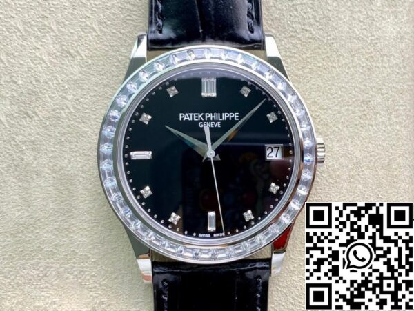 2 27 2 Patek Philippe Calatrava 5298P-012 1:1 Best Edition ZF Factory Svart urtavla