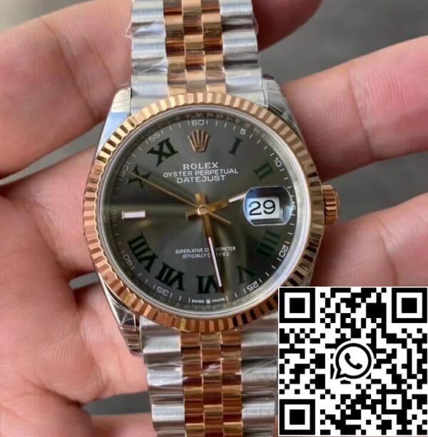 2 28 6d24efeb 01b3 474e af21 6cf776dcbedf Rolex Datejust M126231-0029 36MM 1:1 Best Edition VS Factory Quadrante Grigio