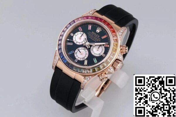 2 28 d97f8348 c64c 43ea 9989 707c36f5aecf Rolex Daytona 116595RBOW 1:1 Най-добро издание BL Фабрика розово злато швейцарски ETA4130