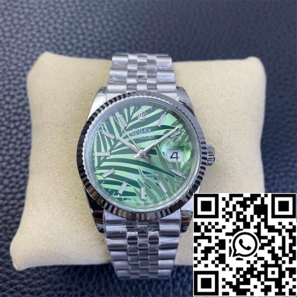 2 29 Rolex Datejust M126234-0047 36MM 1:1 Best Edition VS Factory Quadrante verde