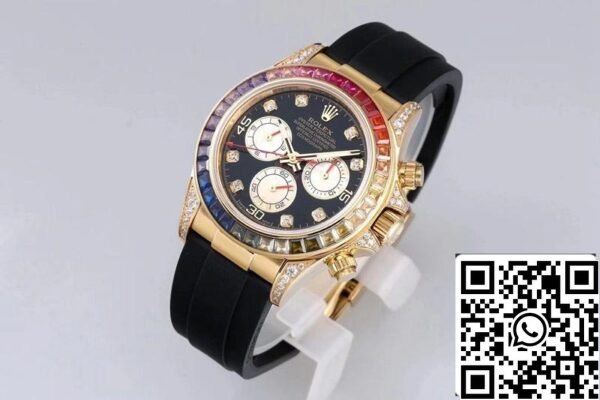 2 29 1faf7011 aa1c 4e0e 95a2 006d2a7fb932 Rolex Daytona 116598RBOW 1:1 Mejor Edición BL Fábrica Oro Amarillo Suizo ETA4130