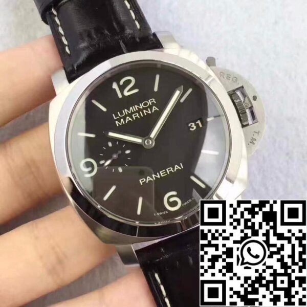 2 29 6c6d6ffd 7f60 49d4 b5e4 de6da59469dc Panerai LUMINOR 1950 PAM 00312 1:1 Best Edition VS Factory Quadrante Nero Svizzero Cal.P.9010