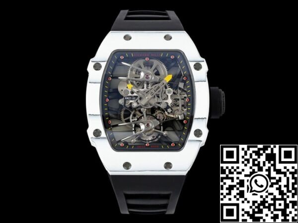 2 29 853b40a8 0e4a 43f9 afcc bb1eca1311c5 Richard Mille RM27-02 Rafael Nadal Tourbillon 1:1 Mejor Edición RM Factory Negro Correa de caucho