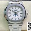 2 29 bf1e7d9d dd8b 47db 8feb 6d76989b499e Patek Philippe Nautilus 5726/1A-010 1:1 Best Edition PPF Quadrante bianco di fabbrica