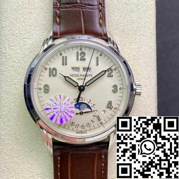 2 2 221e3c7f 2e1e 41db 80d9 671494d7b5e7 Patek Philippe Complications 5320G-001 1:1 Best Edition GR Factory tejfehér számlap