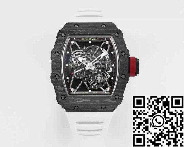 2 2 6b590515 f297 43a8 8184 668823f5a56c Richard Mille RM35-01 1:1 Best Edition BBR Factory Biały gumowy pasek