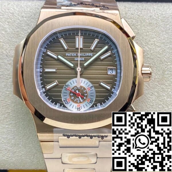 2 2 975f3416 7a41 4b51 b608 ddc622344c11 Patek Philippe Nautilus 5980-1R 1:1 Best Edition 3K Factory V2 Rose Gold