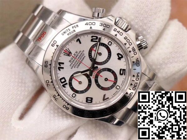 2 2 9b9da305 6ea7 4c52 add6 f149bd272929b3 Rolex Daytona Cosmograph 116509-78599 1:1 Best Edition Noob Factory White Dial Sveitsin ETA4130