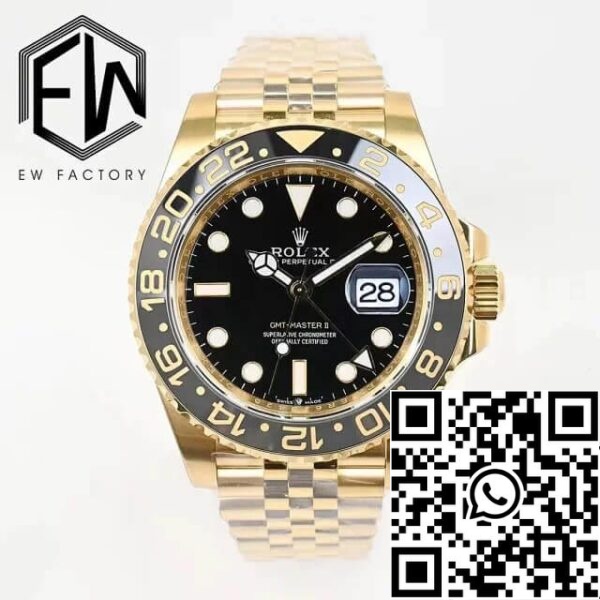 2 2 9d787259 4268 4581 ad7b bf3f518a83bd Rolex GMT Master II M126718grnr-0001 1:1 Best Edition EW Factory Musta Dial