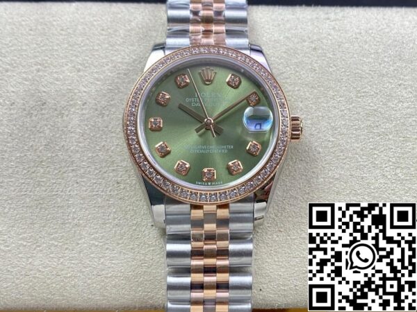 2 30 Rolex Datejust 31MM 1:1 Best Edition EW Factory Rose Gold