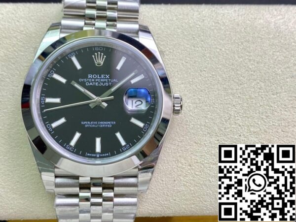 2 30 4787d60d 9432 44b7 9861 926802f8bf2e Rolex Datejust M126300-0012 1:1 Best Edition EW Factory Black Dial