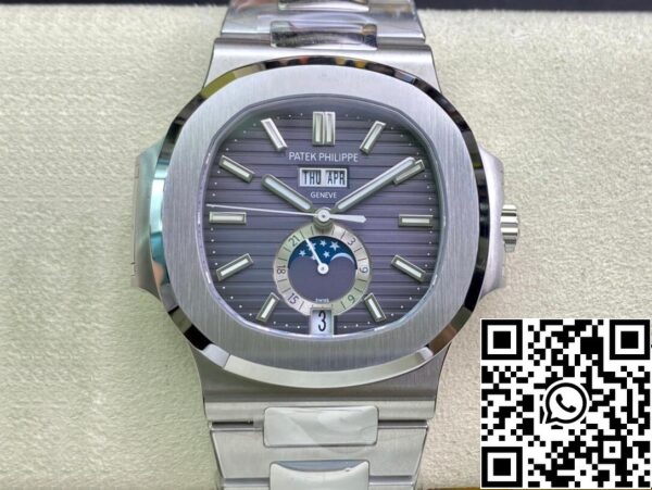 2 30 889ba068 64fe 4407 92b1 e4f5bd2a3edd Patek Philippe Nautilus 5726/1A-001 1:1 Best Edition PPF Factory Grey Dial