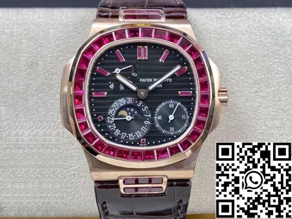 2 30 a9f092a4 a4b6 405a 9d90 c1ea9be2cf83 Patek Philippe Nautilus 5724 1:1 Best Edition GR Factory Caixa em ouro rosa