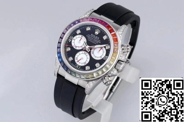 2 30 b1c265fe e119 4601 9623 1c67f349c073 Rolex Daytona 116599RBOW 1:1 Best Edition BL Factory Black Dial Swiss ETA4130