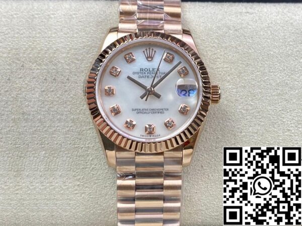 2 31 Rolex Datejust M278275-0009 31MM 1:1 Best Edition EW Factory Rose Gold