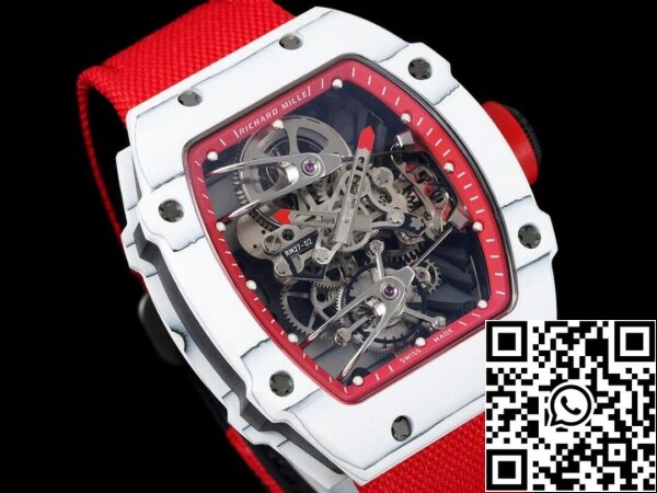 2 31 044b07d7 9559 4b45 b45e 9907b46b9eaa Richard Mille RM27-02 Rafael Nadal Tourbillon 1:1 Meilleure édition RM Factory Bracelet rouge