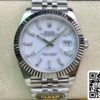 2 31 3434345e17 828b 4025 9e4b 597712e6fd37 Rolex Datejust M126334-0010 41mm jubileumi szíjjal Tiszta gyári fehér számlap