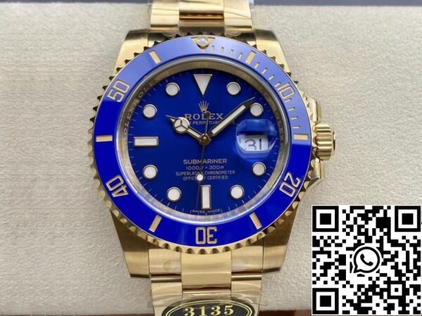 2 31 3eb5b4b0 9035 484a 858b 00b975a31417 Rolex Submariner M116618LB-0003 1:1 Best Edition Clean Factory Blue Dial 1:1 Best Edition Tiszta gyári kék tárcsa