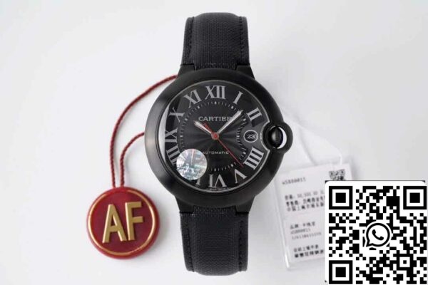 2 31 9170ecd7 506c 47a8 89b6 0390b0ae17de Replika Ballon Bleu De Cartier 42MM WSBB0015 Best Edition AF Factory Svart urtavla