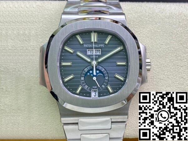 2 31 f6d0ad99 8552 43ee b896 4b9f4b3837c4 Patek Philippe Nautilus 5726/1A-014 1:1 Best Edition PPF Quadrante blu di fabbrica