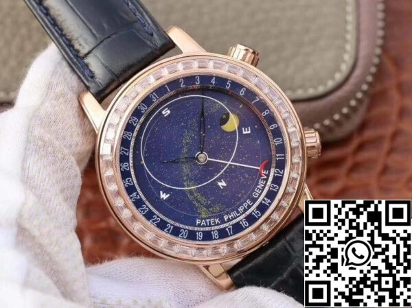 2 320 Patek Philippe Grand Complications 6103P-001 TW Factory 1:1 Best Edition Sveitsin ETA240 Blue Dial sininen soittaa