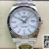 2 32 18c7e794 5bcd 45b2 8bbb c59de22d8990 Rolex Datejust M126334-0009 41mm Oyster Strap Clean Factory White Dial