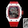 2 32 646577c6 6798 494b 8e1a 17cb34386d98 Richard Mille RM27-02 Rafael Nadal Tourbillon 1:1 Meilleure édition RM Factory Bracelet en caoutchouc rouge