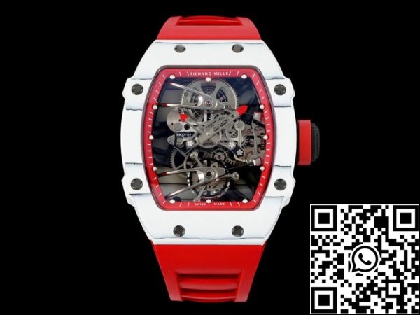 2 32 646577c6 6798 494b 8e1a 17cb34386d98 Richard Mille RM27-02 Rafael Nadal Tourbillon 1:1 Best Edition RM Factory Correia de borracha vermelha