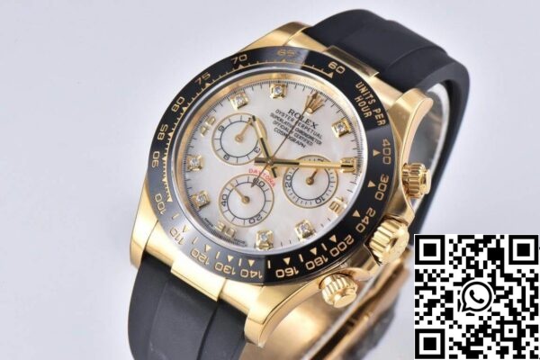 2 32 ed943116 24ce 4b87 af3a 475f2a843fa6 Rolex Cosmograph Daytona 116518LN-0037 1:1 Best Edition Tiszta gyári gyöngyház számlap Gyöngyház számlap