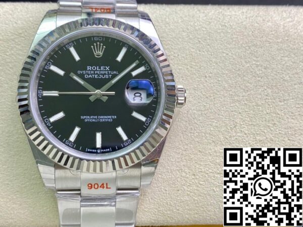 2 32 edaa5067 26fa 43cf 89a4 e4e40e3ea695 Rolex Datejust M126334-0017 1:1 Beste Editie EW Fabriek Zwarte Wijzerplaat