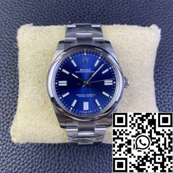 2 33 125fc03e 12f0 4d0b a1f0 fa435e0b7f57 Rolex Oyster Perpetual M124300-0003 41MM 1:1 Best Edition Καθαρό εργοστασιακό μπλε καντράν