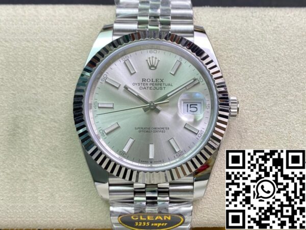 2 33 968ef30a bc26 440d 9dad 78c51a9e939f Rolex Datejust M126334-0004 41mm Jubilee hihna Clean Factory Valkoinen Dial