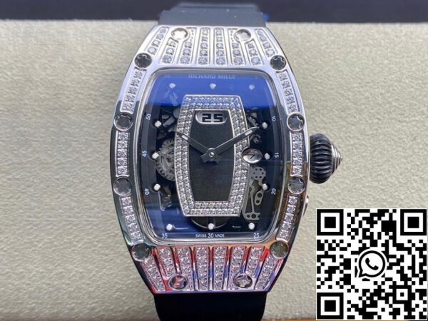 2 33 d94ef6f3 48db 49b8 8b52 577c5c0cadcc Richard Mille RM07-01 1:1 Beste Edition RM Factory Diamantgehäuse