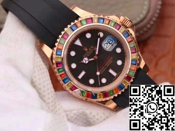 2 33 dacf2206 32fa 4e05 b474 9ac8ede204fb Rolex Yacht-Master 116695 Noob Factory 1:1 Best Edition Swiss ETA2824 Quadrante Nero