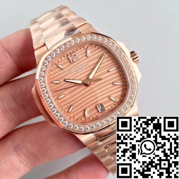 2 344 Patek Philippe Damen Nautilus 7118/1200R PF Factory 1:1 Best Edition Schweizer ETA324